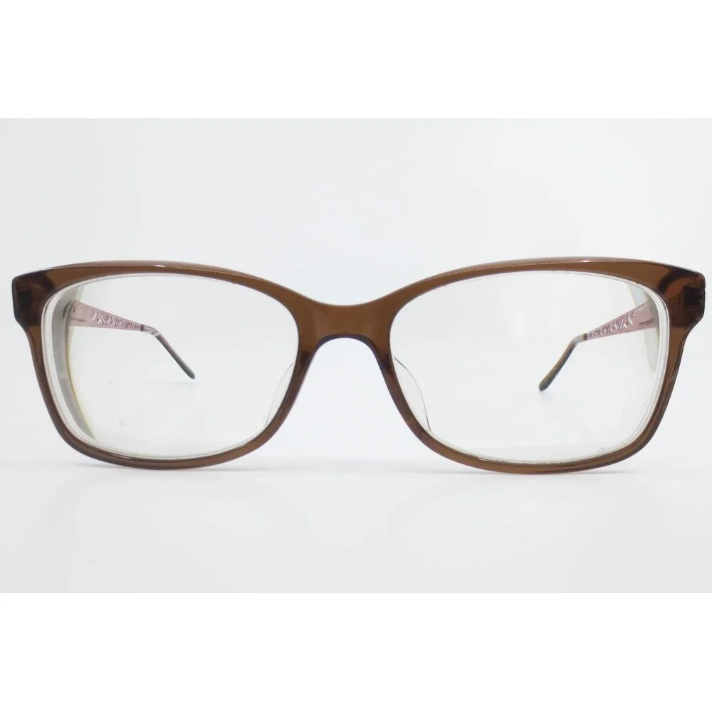 Gloria Vanderbilt 2002 Brown Eyeglasses Frames Mauve Filigree Temples Zyloware
